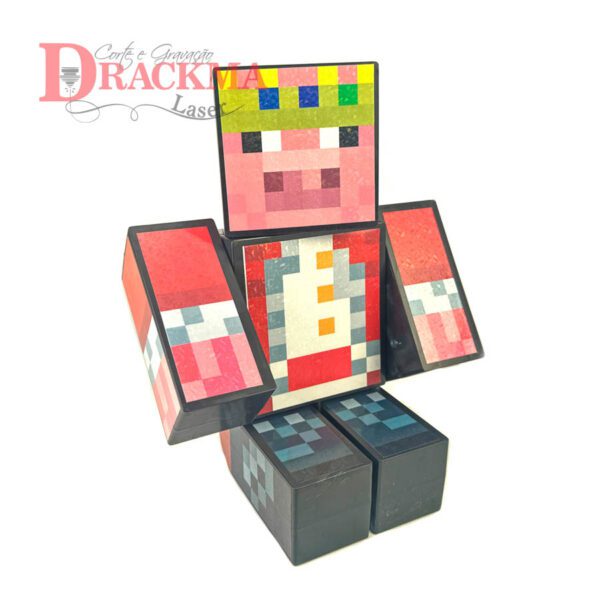 Boneco Articulado Minecraft Techno 25cm - Image 2