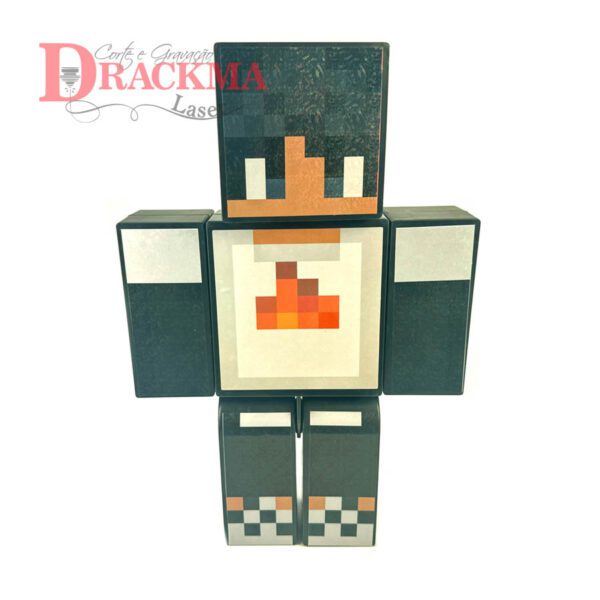 Boneco Articulado Minecraft Sapnapy 25cm