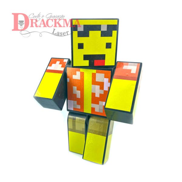 Boneco Articulado Minecraft Mel 35cm