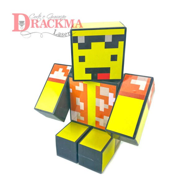 Boneco Articulado Minecraft Mel 25cm