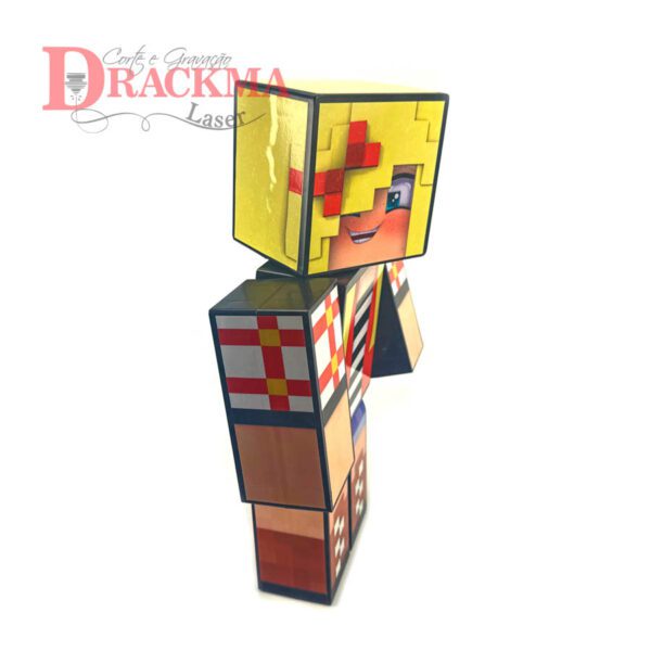 Boneco Articulado Minecraft Lydia 35cm