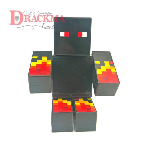 Boneco Articulado Minecraft Athos 25cm