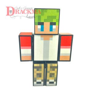 Boneco Articulado Minecraft Tommy 25cm