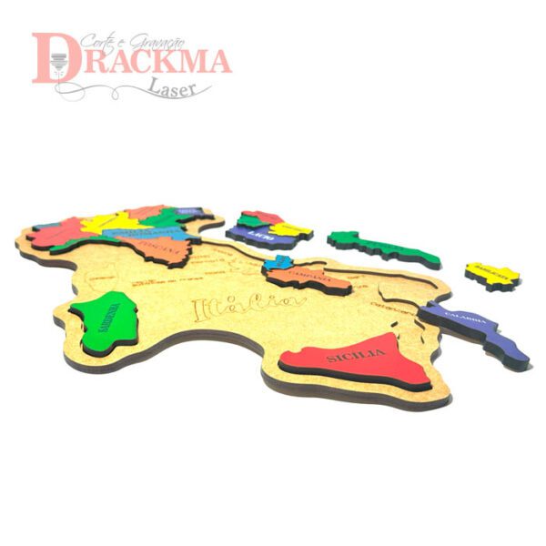 Quebra-Cabeça Mapa da Itália