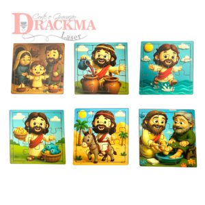 Kit Quebra-Cabeça Milagres de Cristo 6 Jogos