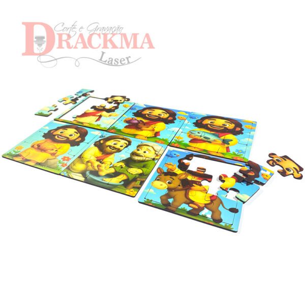 Kit Quebra-Cabeça Bíblico 6 Jogos