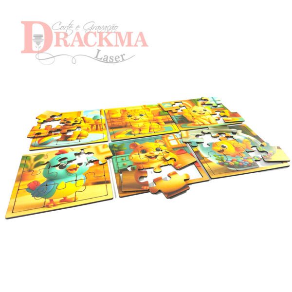 Kit Quebra-Cabeça Animais Domésticos 6 Jogos