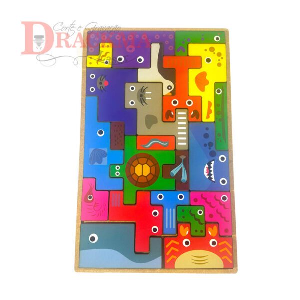 Jogo Tetris Fundo do Mar