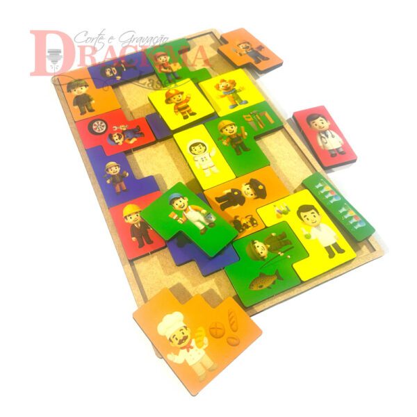 Jogo Tetris Profissões