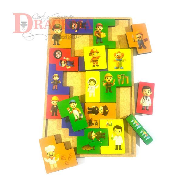 Jogo Tetris Profissões