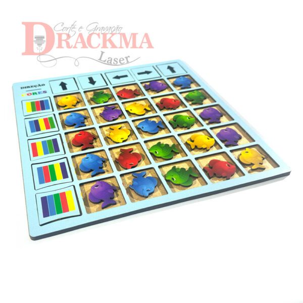 Jogo Peixes com Setas e Cores