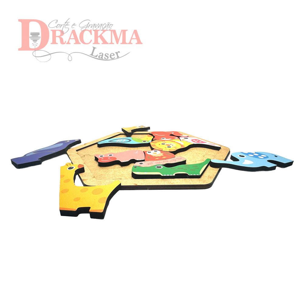 Jogo de Encaixe dos Bichos