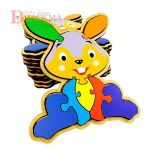 Kit 30 Quebra Cabeça Coelho Infantil Educativo Pedagógico