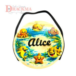 Porta Maternidade Fundo do Mar Infantil