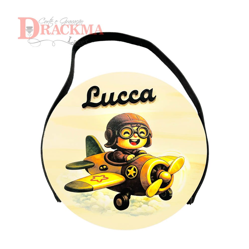 Porta Maternidade Aviador Infantil