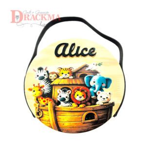 Porta Maternidade Arca de Noé Infantil