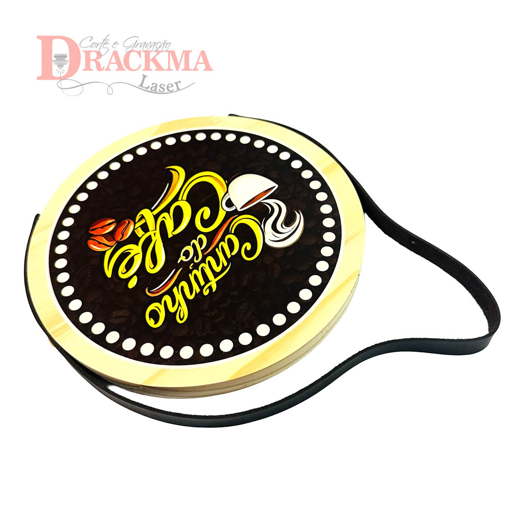 Placa Decorativa Cantinho do Café Quadro Rústico Cozinha