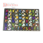 Brinquedos Montessoriano Letras e Números Inglês
