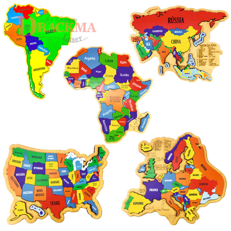 Quebra-Cabeça Mapa da África