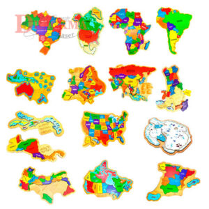 Kit Quebra-cabeça Mapas