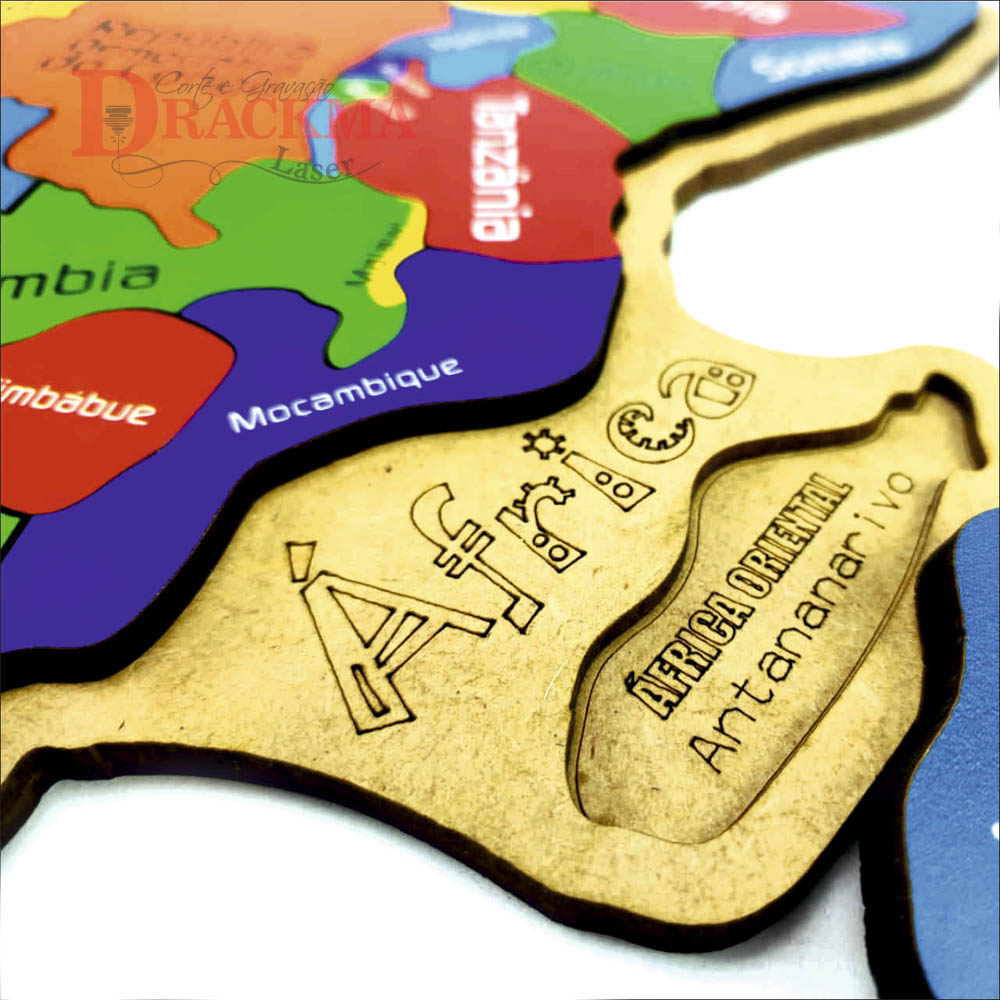 Quebra-Cabeça Mapa Da África - Imagem 4