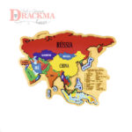 Quebra-Cabeça Mapa Da Ásia Educativo