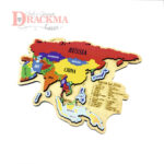 Quebra-Cabeça Mapa Da Ásia