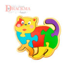 Quebra-cabeça Gato Infantil Educativo Pedagógico
