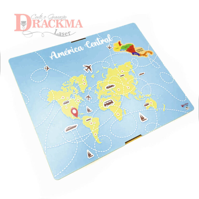 Caixa para Mapa da América Central