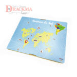 Caixa para Mapa da América do Sul