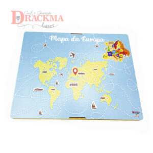 Caixa para Mapa da Europa