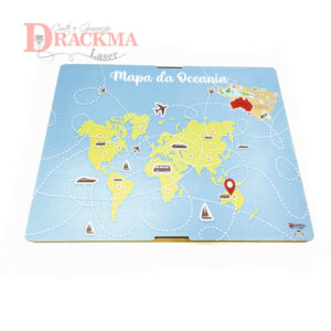 Caixa para Mapa da Oceania