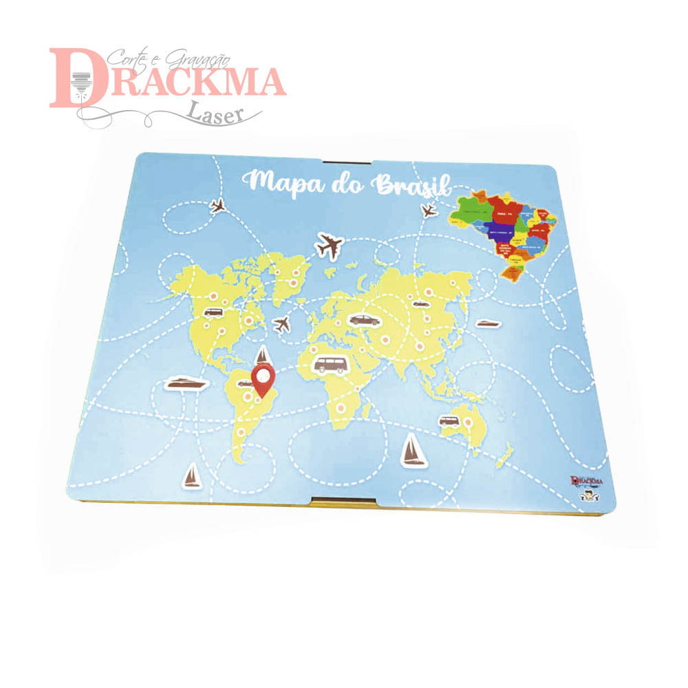 Caixa para Mapa do Brasil