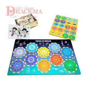 Kit Caixa 3 piões – Jogo da Memória Veículos – Jogo daTabuada