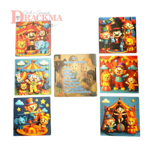 Kit Quebra-Cabeça Circo 6 Jogos