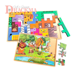 Kit Jogo Tetris Safari – Quebra-Cabeça Safari