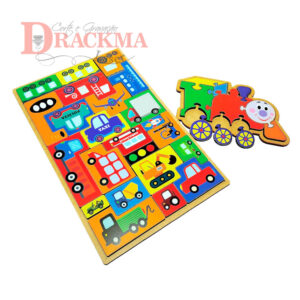 Kit Tetris Veículos – Quebra-Cabeça Trem