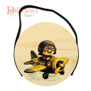 Porta Maternidade Aviador Infantil - Nome Personalizado