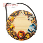 Porta Maternidade Safari Infantil - Nome Personalizado
