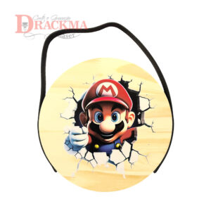 Placa Decorativa Super Mario World - Nome Personalizado